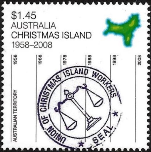 Seal of the Union of Christmas Island Workers