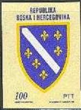 Stamp, Coat of Arms of Bosnia and Herzegovina, Bosnia and Herzegovina,  , Coats of Arms