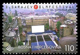 Stamp, International Film Festival in Sarajevo, Bosnia and Herzegovina,  , film, Feasts