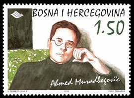 Stamp, The 100 Years of Birth of Ahmed Muradbegovic, Bosnia and Herzegovina,  