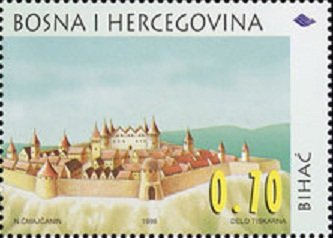 Stamp, Bihac, Bosnia and Herzegovina,  