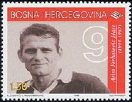 Stamp, Asim Ferhatovic - Hase, Bosnia and Herzegovina,  , Sport, Football (Soccer)