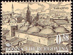 Stamp, Sarajevo, Bosnia and Herzegovina,  