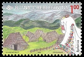 Stamp, Bjelasnica, Bosnia and Herzegovina,  