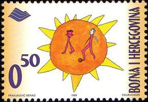Stamp, Childrens Week - Special Olympics, Bosnia and Herzegovina,  