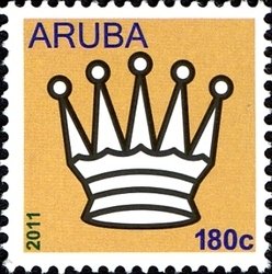 Stamp, Chess, Aruba,  , Chess
