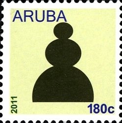 Stamp, Chess, Aruba,  , Chess