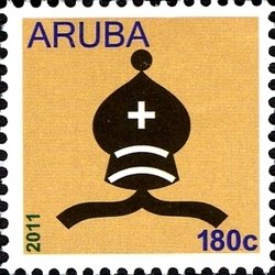 Stamp, Chess, Aruba,  , Chess