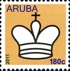 Stamp, Chess, Aruba,  , Chess