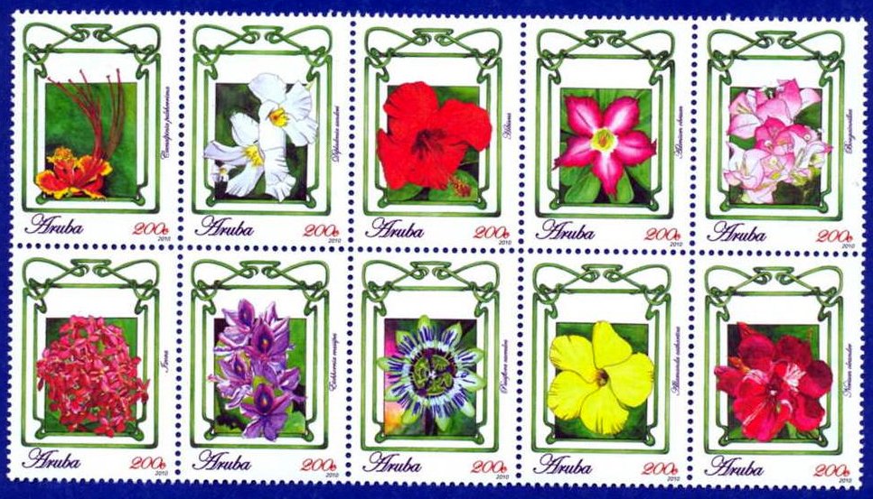 Block of 10, Flowers