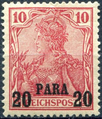 overprint on "Germania"