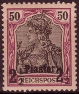 Stamp, overprint on "Germania", Germany, Colonies and Post Abroad,  