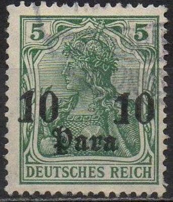 overprint on "Germania"