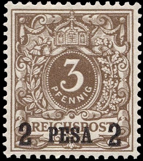 overprint on Reichpost