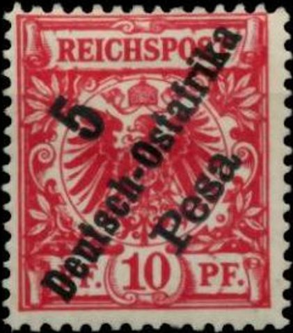 overprint on Reichpost