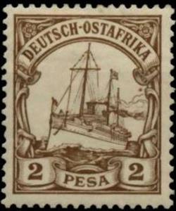 Stamp, SMS Hohenzollern, Germany, Colonies and Post Abroad,  
