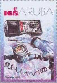 Stamp, WEB 70th Anniversary, Aruba,  , Industry