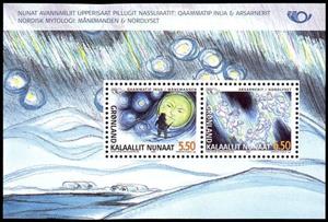Souvenir Sheet, Norden, Greenland,  , Mythology