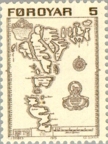 Map of Faroe Islands 1673