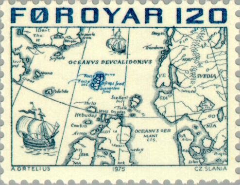 Map of Northern Europe by Abraham Ortelius (1527-1598)