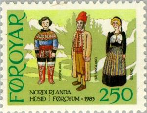 Stamp, Nordic House; Torshavn, Faroe Islands,  , Special Occasions, Culture, Suits and Costumes