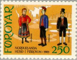 Stamp, Nordic House; Torshavn, Faroe Islands,  , Special Occasions, Culture, Suits and Costumes
