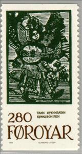 Stamp, Fairy tales, Faroe Islands,  , Culture, Fairy Tales