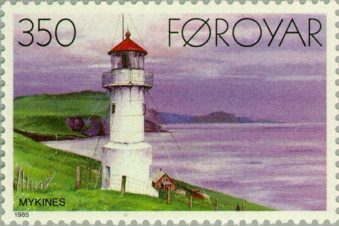 Mykines lighthouse,1909