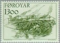 Stamp, Skaelinger on Streymoy, Faroe Islands,  , Bridges