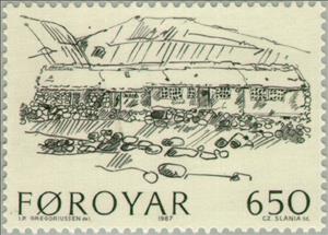 Stamp, Frammi, Faroe Islands,  , Agriculture, Farmhouses