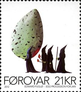 Stamp, Nordic contemporary art, Faroe Islands,  , Art