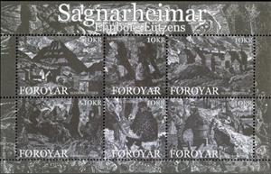 Souvenir Sheet, The Magical Worlds of Elinborg Lützen, Faroe Islands,  , Mythology