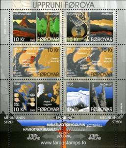 Souvenir Sheet, Origin of the Faroe Islands, Faroe Islands,  , Anniversaries and Jubilees