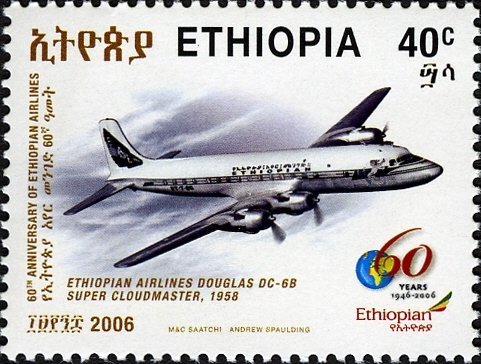 Douglas DC6B Super Cloudmaster, 1958