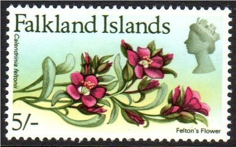Stamp, Flower Definitive, Falkland Islands,  , Flowers