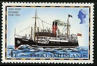Stamp, Fitzroy 1936-1957, Falkland Islands,  , Ships