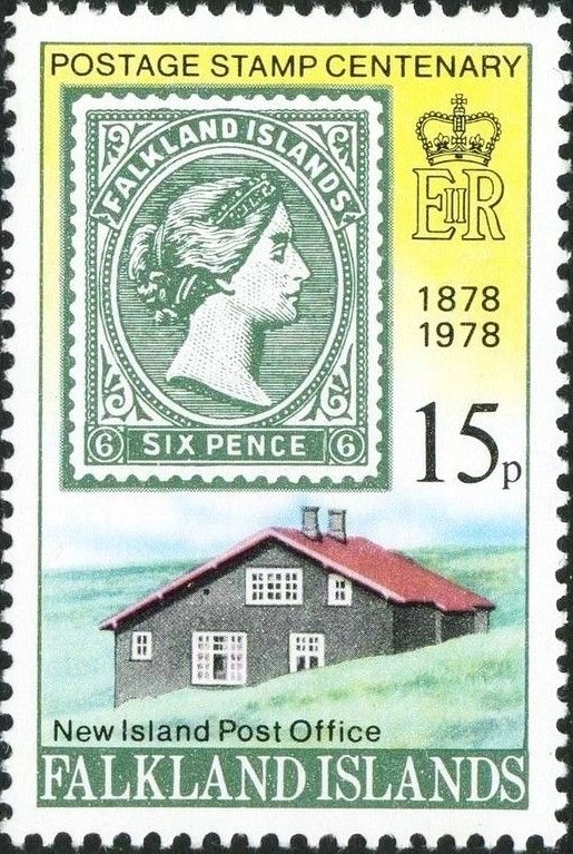 New Island PO & Stamp