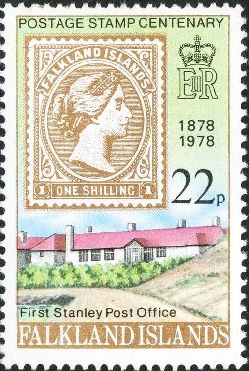First Stanley PO & Stamp