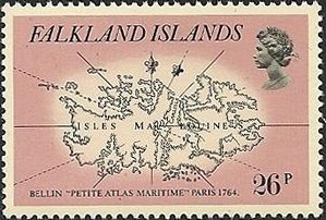 Map of "Isles Malouines"