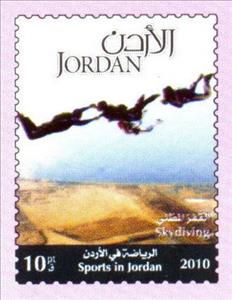 Stamp, Skydiving, Jordan,  