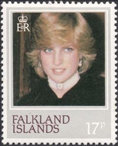 Stamp, Princess Diana, Falkland Islands,  , Royalty