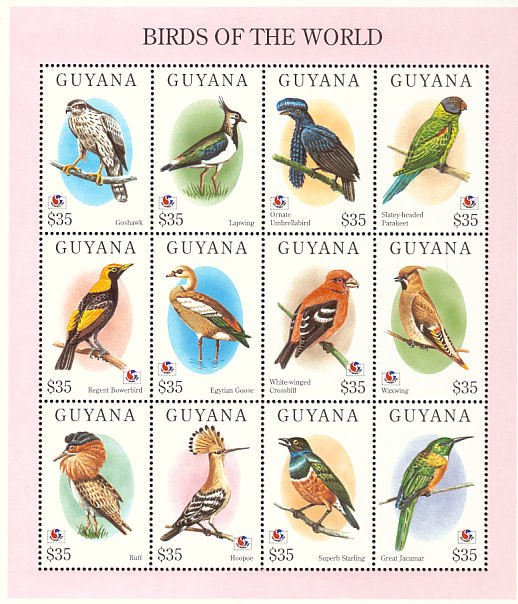 Mini Sheet - Birds - MiNo. 4848-59