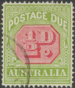 Stamp, Figure Bicolor, Australia,  