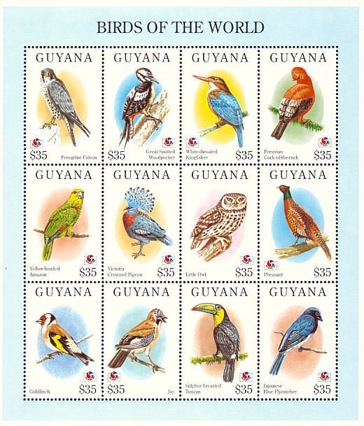 Mini Sheet - Birds - MiNo. 4860-71