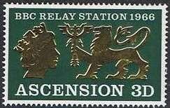Stamp, BBC Relay Station, Ascension Island,  