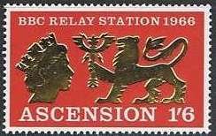 Stamp, BBC Relay Station, Ascension Island,  