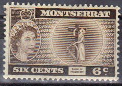 Stamp, Badge of Presidency, Montserrat,  