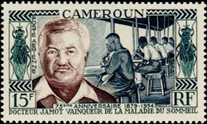 Stamp, Dr. Eugene Jamot - French Doctor (Explorer of Sleeping Sickn, Cameroun,  , Mosquitos