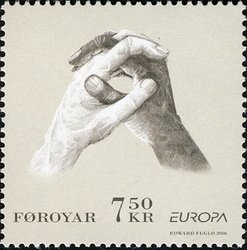 Stamp, EUROPA / C.E.P.T.: Integration through the eyes of Young Peo, Faroe Islands,  , C.E.P.T., Europe