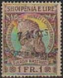 Former Issue with overprint by hand "7. Mars"